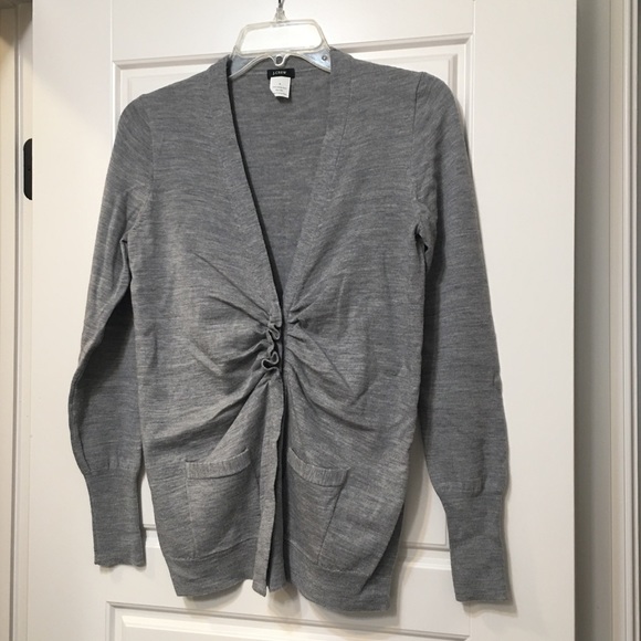 J.Crew shirred wool cardigan, S - Picture 1 of 5